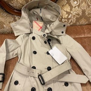 Children Burberry Hooded trench